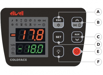 Afisaj controller temperatura EWRC500NT